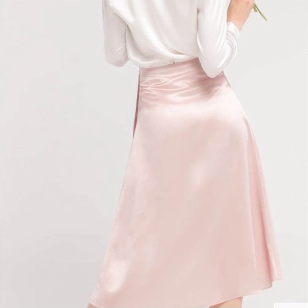 LILYSILK Tulip Hem 100 Silk Wrap Skirt size XS - Picture 4 of 6